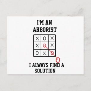 Im An Arborist I Always Find A Solution  Postcard