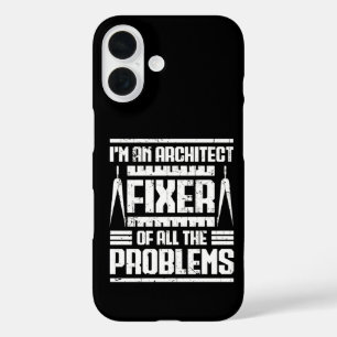 I'm An Architect Fixer Of All Problems Vintage iPhone 16 Case