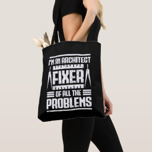 I'm An Architect Fixer Of All Problems Vintage Tote Bag