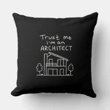  I'm An Architect Throw Pillow