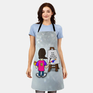 I'm an artist, colorful design, apron