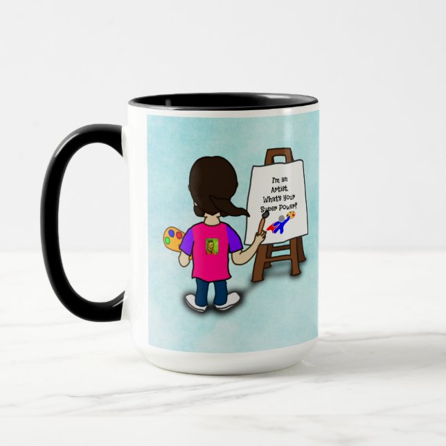 i'M AN ARTIST...TEMPLATE, personalize, Mug (Left)