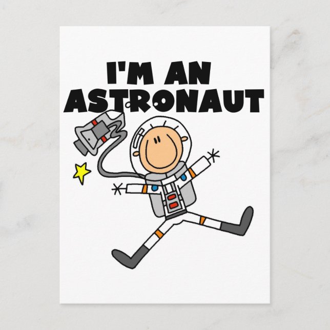I'm an Astronaut Tshirts and Gifts Postcard (Front)