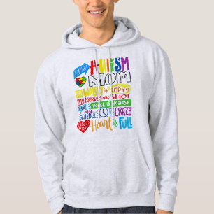 I'm an Autism Mum Wallet Empty Proud Autism Mother Hoodie
