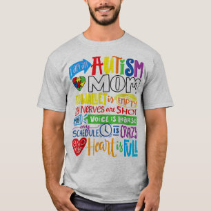 I'm an Autism Mum Wallet Empty Proud Autism Mother T-Shirt