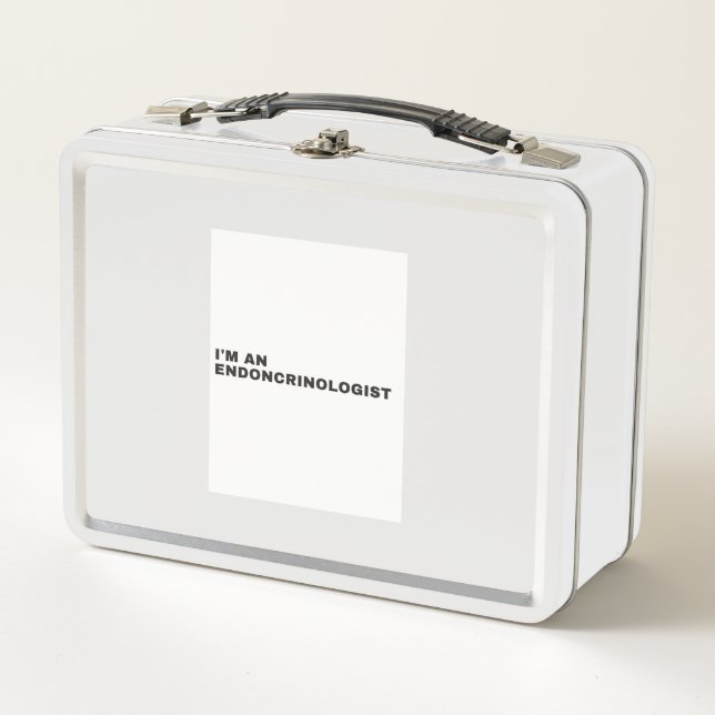 I'M AN ENDOCRINOLOGIST METAL LUNCH BOX (Front)