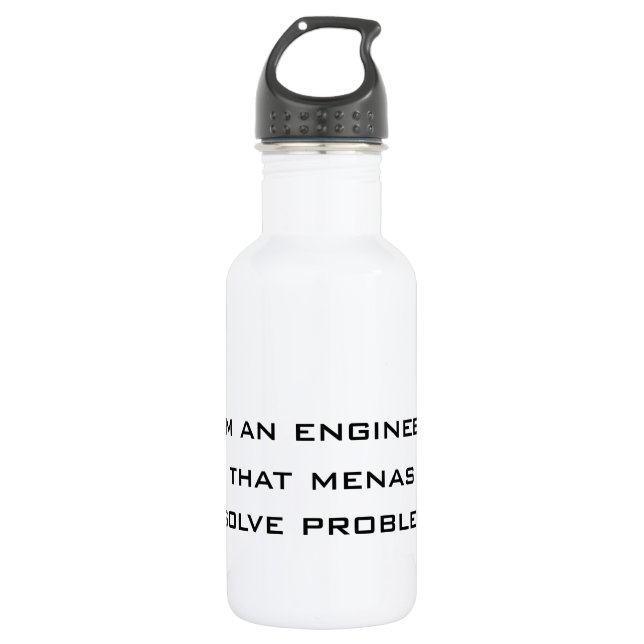 I'm an engineer 532 ml water bottle (Front)