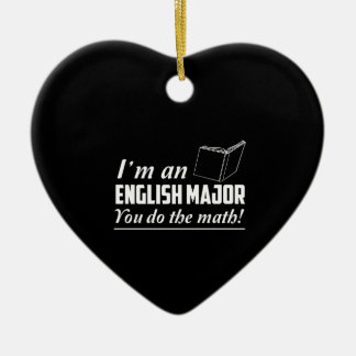 I'm An English Major Ceramic Tree Decoration