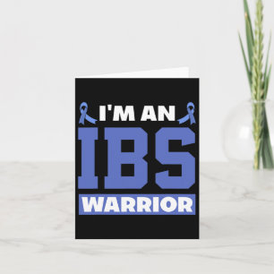 I'm An Ibs Warrior Irritable Bowel Syndrome Warrio Card