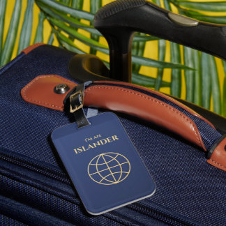 "I'm an Islander" Come From Away Luggage Tag