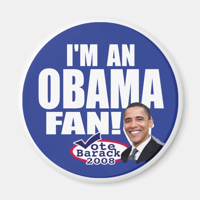 I'm An Obama Fan Magnet (Front)