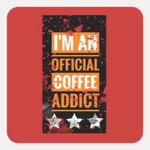 I'm an Official Coffee Addict Sticker