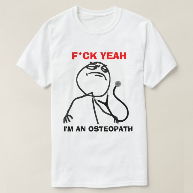 I'm an Osteopath T-Shirt (Design Front)