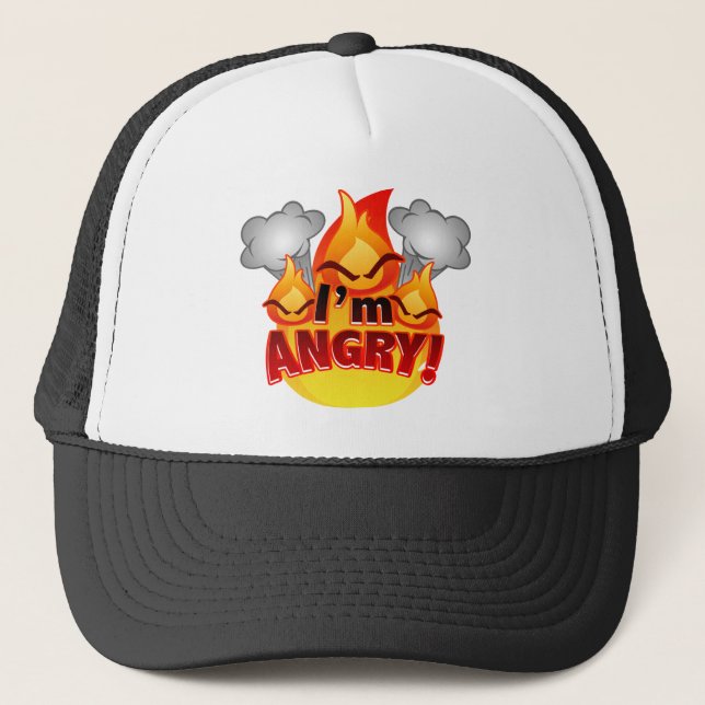 I'm Angry! Trucker Hat (Front)