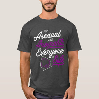 Im Asexual And Aromantic Everyone Is Safe Gift T-Shirt