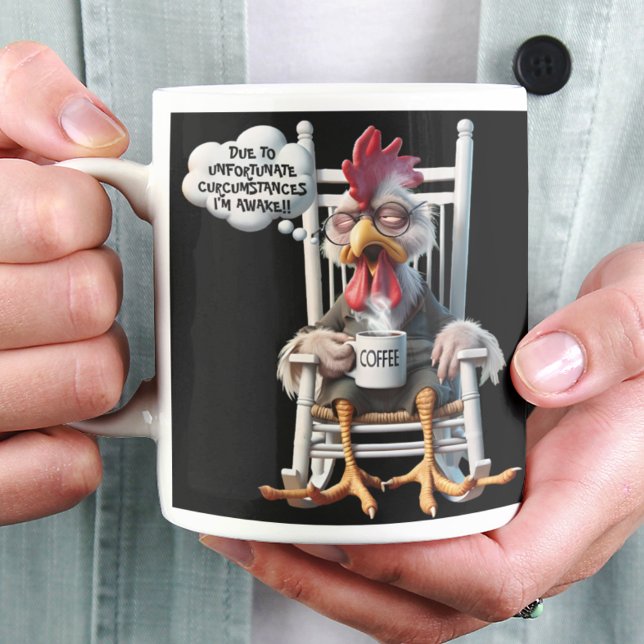 I'm Awake! Need Coffee Large Coffee Mug (Creator Uploaded)