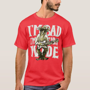 Im Bad Bearded Hairstylist Funny Men Mens Guitar 1 T-Shirt