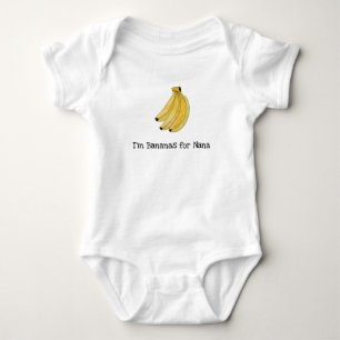 I'm Bananas for Nana Baby Bodysuit