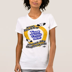 I'm Batty About My Boyfriend Photo White T-Shirt