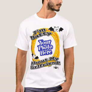 I'm Batty About My Girlfriend Photo White T-Shirt