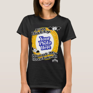 I'm Batty About My Husband Photo Black T-Shirt
