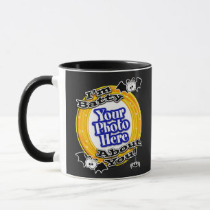 I'm Batty About You Crazy Eyes Photo Black Mug