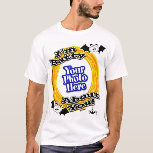 I'm Batty About You Crazy Eyes Photo White T-Shirt