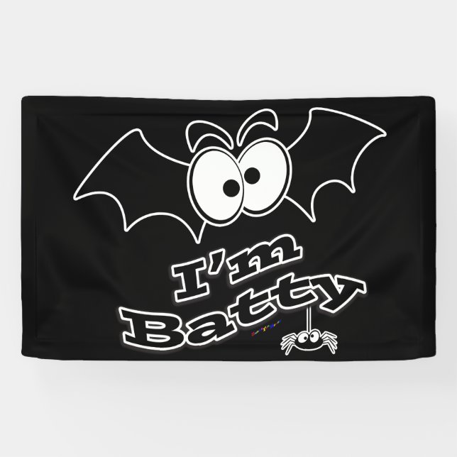I'm Batty Crazy Eyes Banner (Horizontal)