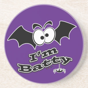 I'm Batty Crazy Eyes Coaster