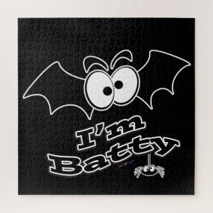 I'm Batty Crazy Eyes Jigsaw Puzzle