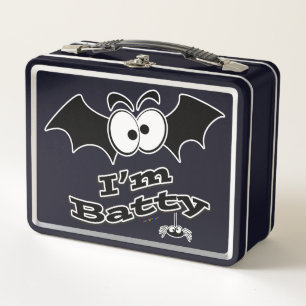 I'm Batty Crazy Eyes Metal Lunch Box