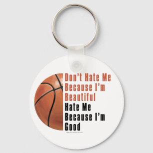 Im Beautiful Im Good Basketball Key Ring