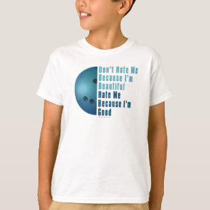 Im Beautiful Im Good  Bowling Blue T-Shirt