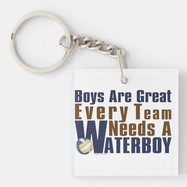 Im Beautiful Im Good Volleyball Key Ring (Front)