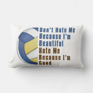 Im Beautiful Im Good Volleyball Lumbar Cushion