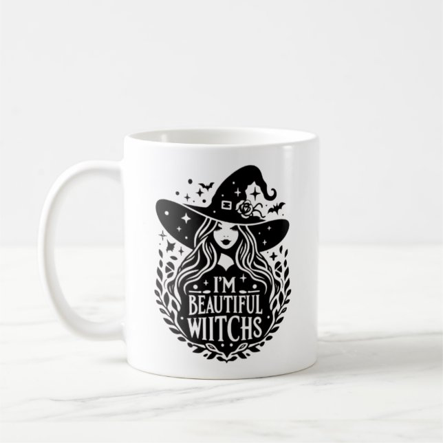 I'm Beautiful witch  Coffee Mug (Left)