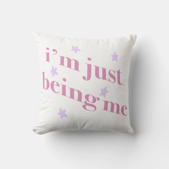 im being me kiss cushion (Front)