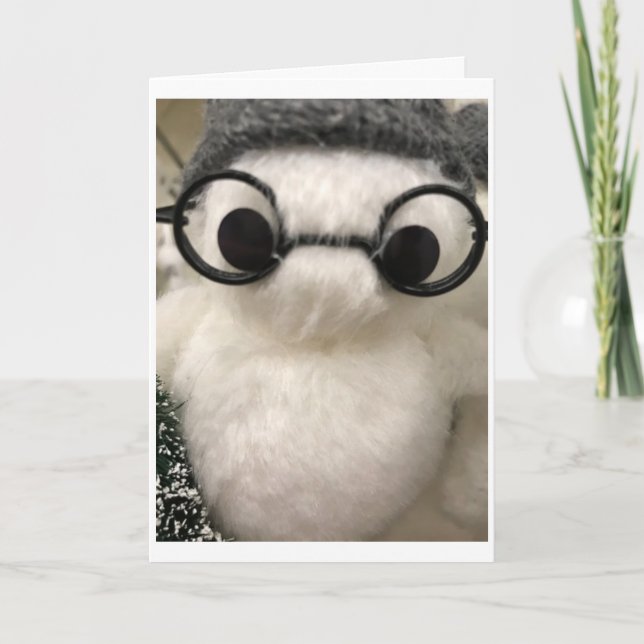 I'M BEING *VERY NOSY* HAVE A VERY MERRY CHRISTMAS CARD (Front)