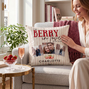 I'm Berry In Love Couple Photos  Cushion