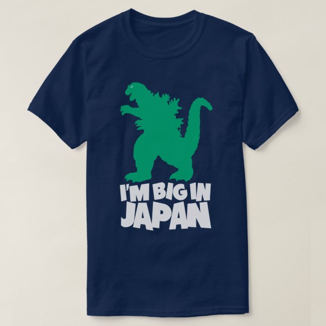 I'm Big In Japan Sci Fi Retro Parody Monster Tee (Design Front)