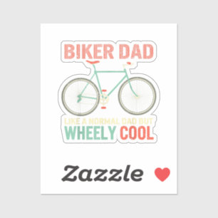 I'm Biker Dad Fathers Day Wheely Cooler bicycle Bi