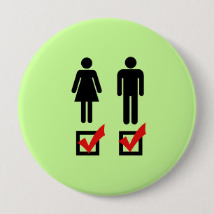 I'm Bisexual 10 Cm Round Badge