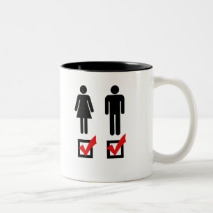I'm Bisexual Two-Tone Coffee Mug