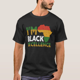 I'm Black Excellence Leopard Black History Month T-Shirt