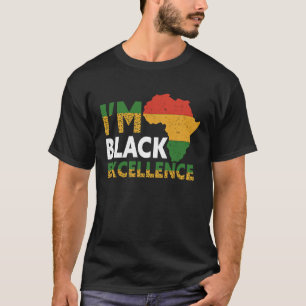 I'm Black Excellence Leopard Black History Month T-Shirt