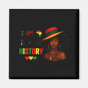 Im Black History Month African American Afro Women Magnet