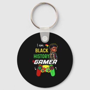 I'm Black History Month Gamer African American Gam Key Ring
