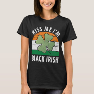 I'm Black Irish Shirt Funny Saint Patricks Day Gif