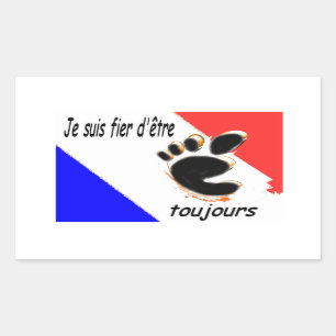 I'm Blackfoot and proud to be Rectangular Sticker