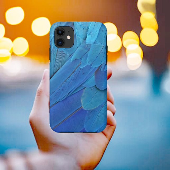 I'm blue - cool parrot feathers Case-Mate iPhone case (Creator Uploaded)
